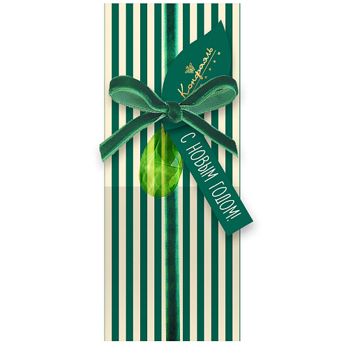 Новогодний набор шоколада молочного с миндалем 185г