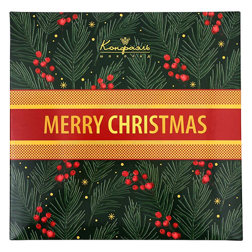 Новогодний набор шоколадных конфет 105г (зеленый)