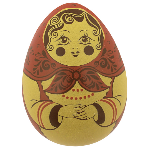 "Русские красавицы" набор 3 яйца белый и молочный шоколад