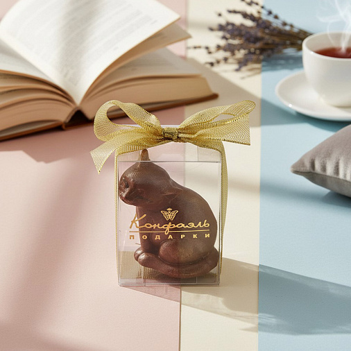 "Кошечка" скульптура шоколад молочный