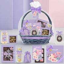 Пасхальная корзина с шоколадом и конфетами 850г