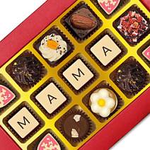 Шоколадная телеграмма мама набор конфет ассорти 150г