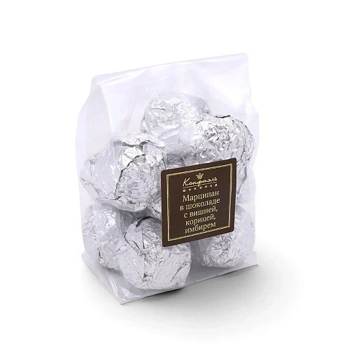 Марципан в шоколаде микс из трех видов (вишня, корица, имбирь)