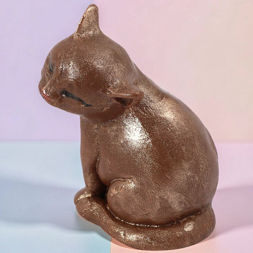 "Кошечка" скульптура шоколад молочный