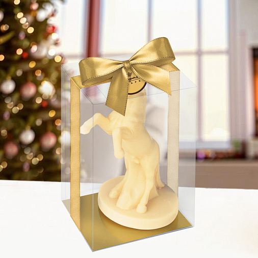 "Конь на дыбах" скульптура белый шоколад 180г