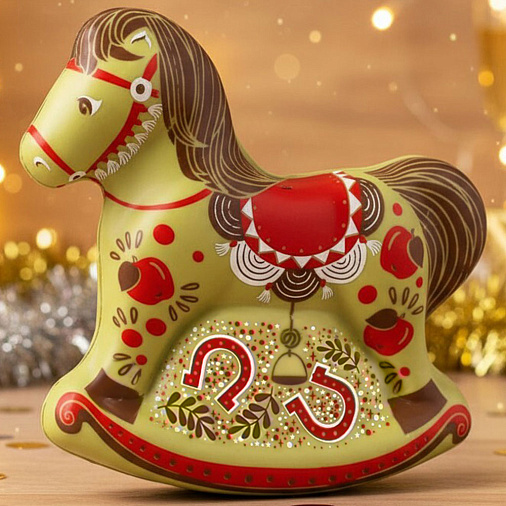 "Лошадка" скульптура шоколад яблочный 140г