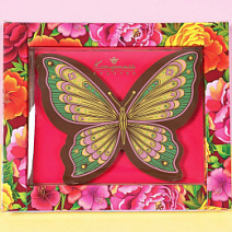 "Бабочка" открытка шоколад молочный