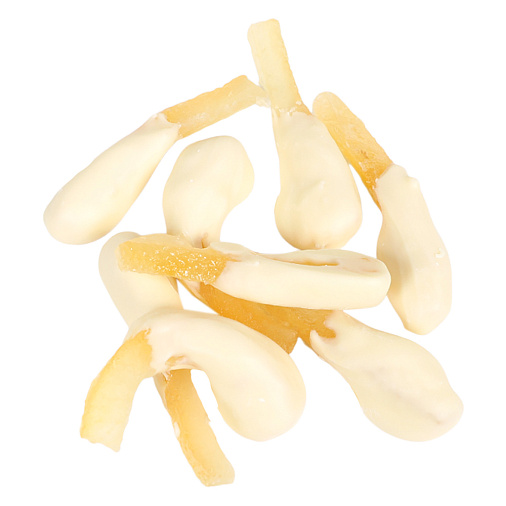 «Любимый вкус» цукаты лимонные корочки в белом шоколаде 50г (синее новогоднее оформление)