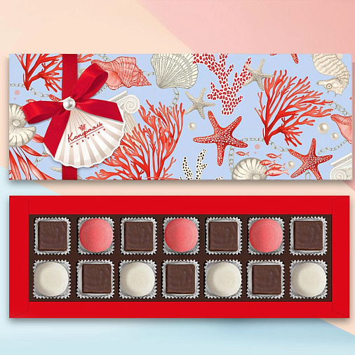 Набор конфет суфле со вкусом «манго», мармелад со вкусом «сливочная намелака», со вкусом «личи» 160г