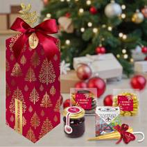 Новогодний набор: конфеты ассорти, цукаты, драже, варенье, чай 355г