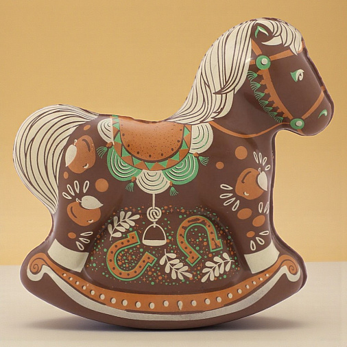 "Лошадка" скульптура шоколад молочный 