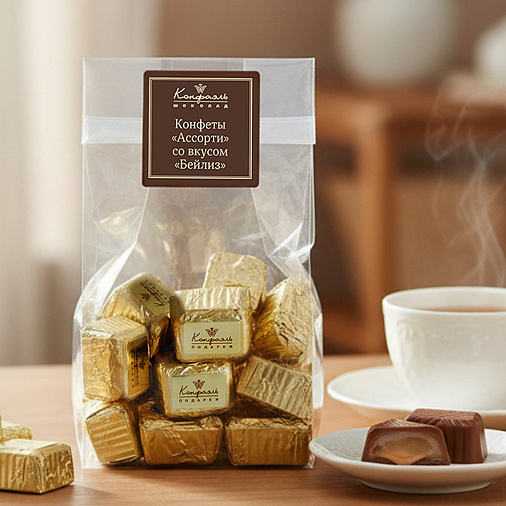 Ассорти из молочного шоколада со вкусом "Бейлиз"