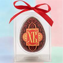 "ХВ" яйцо молочный шоколад красный рисунок