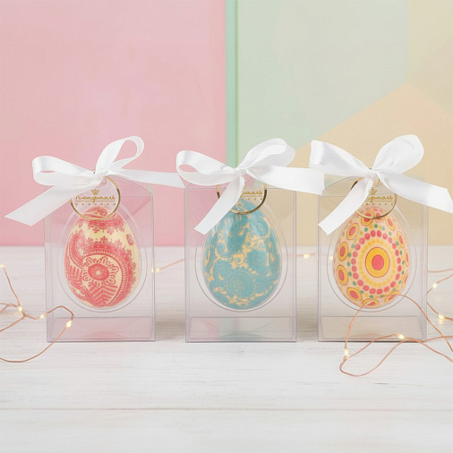 "Авангард" набор 3 яйца белый шоколад