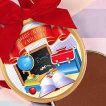 "Выпускник гимназии" медаль молочный шоколад