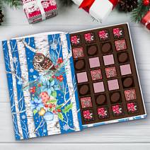 «Сова» книга с конфетами ассорти и мармеладом 270г