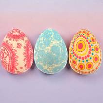 "Авангард" набор 3 яйца белый шоколад