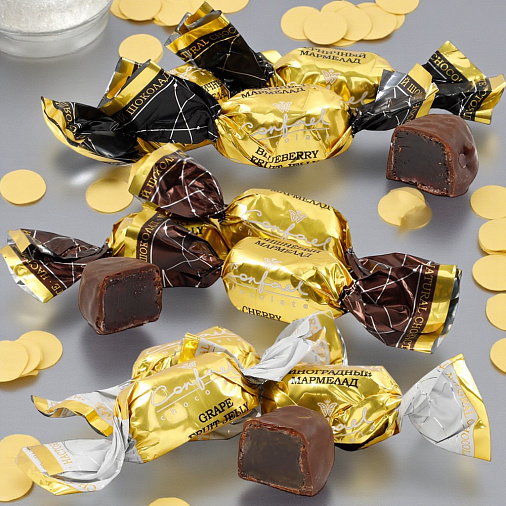 Новогодний набор фруктового мармелада 165г