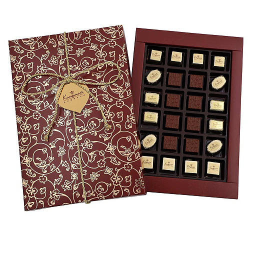 Набор конфет ассорти бордовый 220г