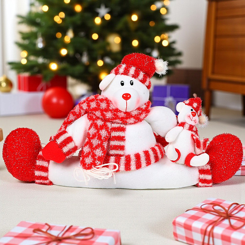 Мягкая игрушка Медведи большой и маленький