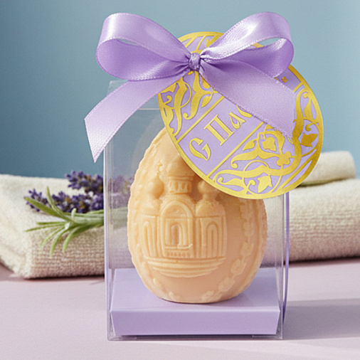 Пасхальное яйцо белый шоколад