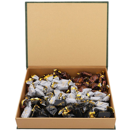 «С праздником Ураза – Байрам» подарочный набор  конфет суфле в горьком шоколаде