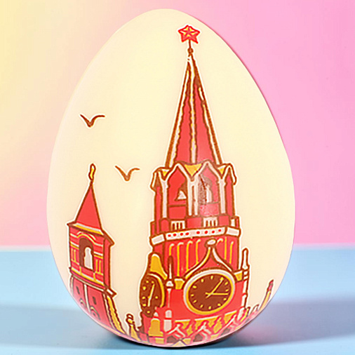 "Кремль" яйцо белый шоколад