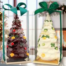 "Елка" скульптура белый и молочный шоколад 900г в ассортименте