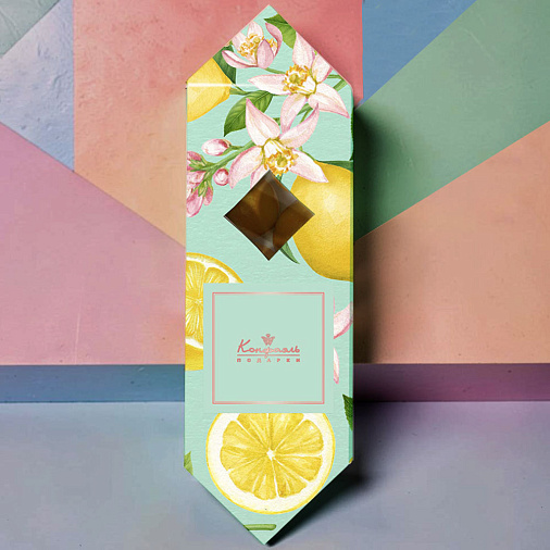 Драже "Ирис" в молочном шоколаде (лимонная коллекция)