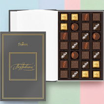 "Поздравляем" книга с шоколадными конфетами 305г