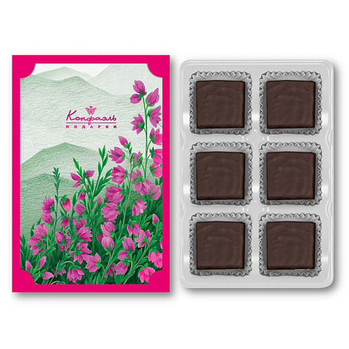 Набор клубничного суфле в горьком шоколаде 35г