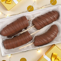 Свежие бананы в молочном шоколаде набор 280г