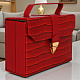 Шкатулка для украшений красная 12,5х5х10см