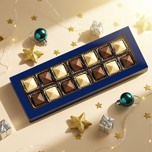 "С Новым годом" набор шоколадных конфет 150г