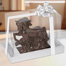 "Лошадь в траве" скульптура шоколад молочный 1240г