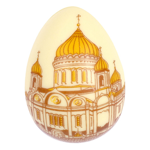 "Храм, Кремль, Собор" набор 3 яйца белый и молочный шоколад