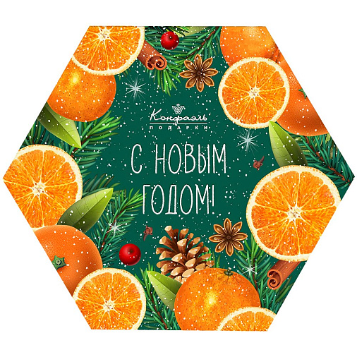 Новогодний набор суфле в горьком шоколаде 105г