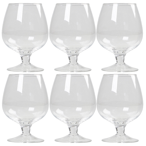 Бокалы для коньяка 250 мл (набор 6 шт)