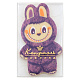 Шоколад белый "Лабубушка" с фиолетовым декором 18г